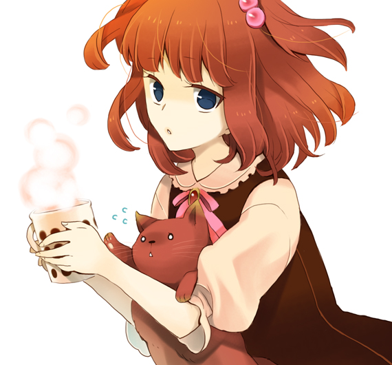 1girl, aged_down, bad_id, bad_pixiv_id, blue_eyes, cat, child, female_focus