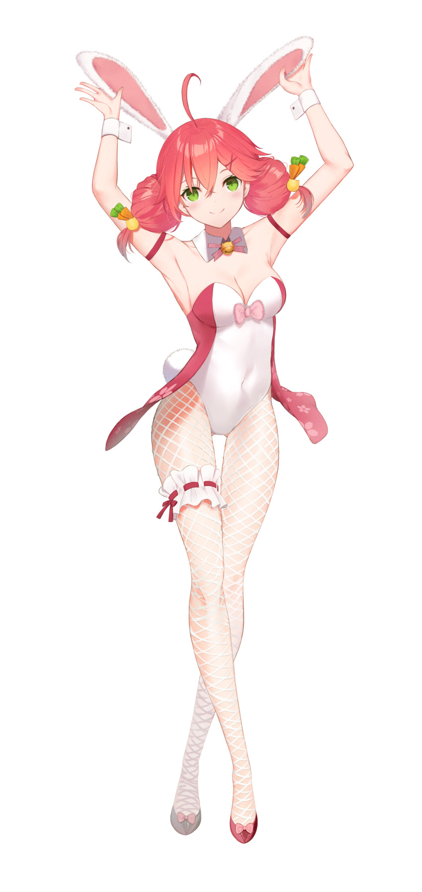 1girl, absurdres, ahoge, animal_ears, arm_strap, asymmetrical_footwear, bell, black_footwear