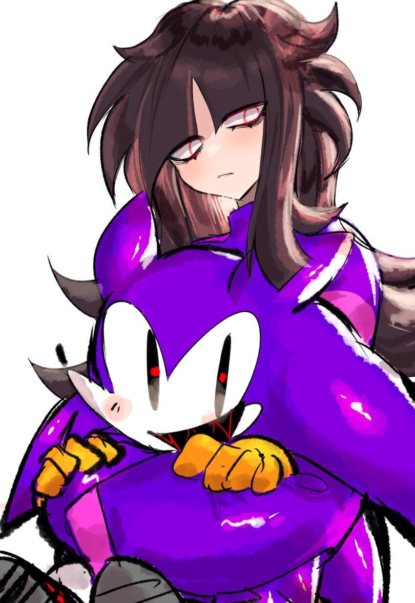 animal_ears, brown_hair, friday_night_funkin', gloves, hedgehog, hedgehog_boy, highres, holding