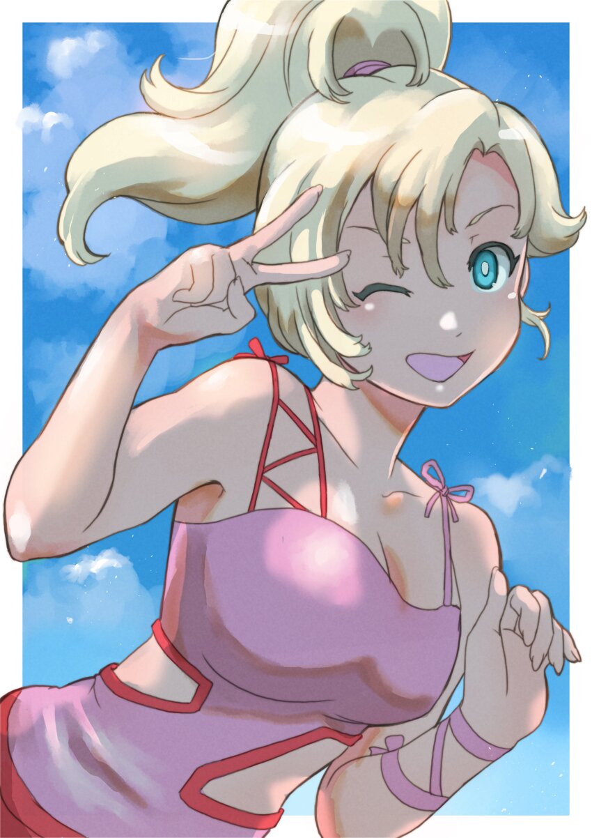 absurdres, blonde_hair, blue_eyes, elle_vianno, female_focus, gundam, gundam_zz, highres