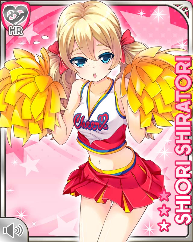 1girl, :o, aqua_eyes, blonde_hair, blue_eyes, blue_socks, blush, card_(medium)