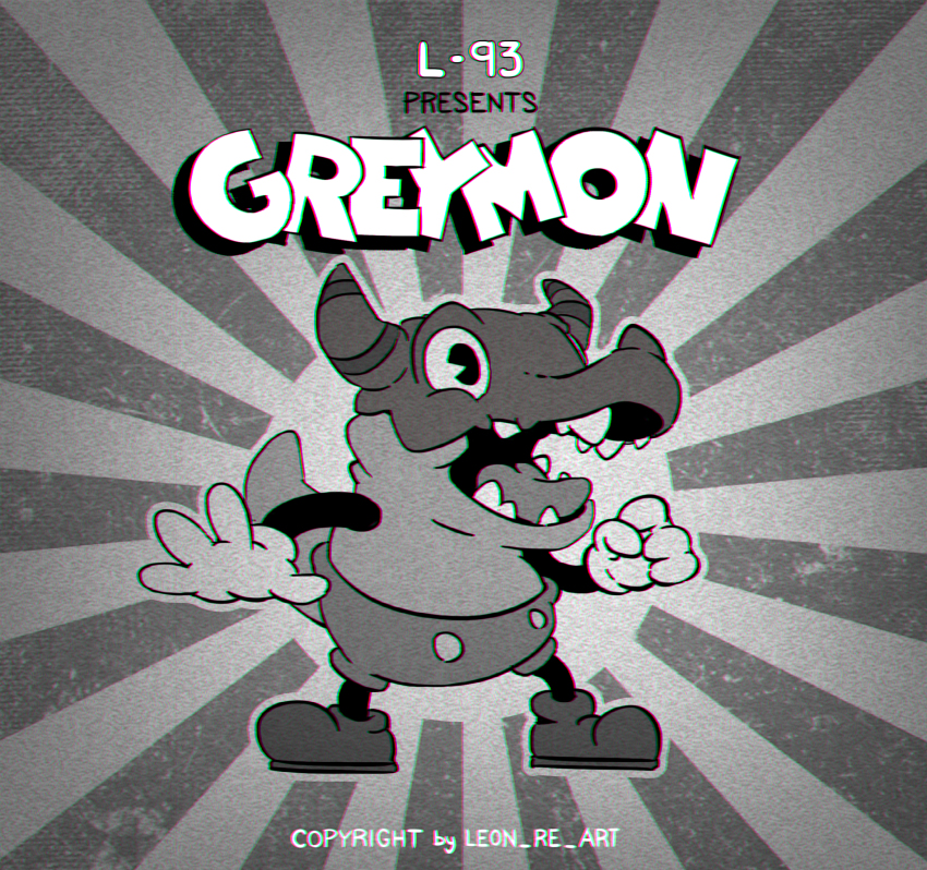 1930s_(style), :d, alternate_costume, artist_name, cartoonized, character_name, cuphead_(game), digimon