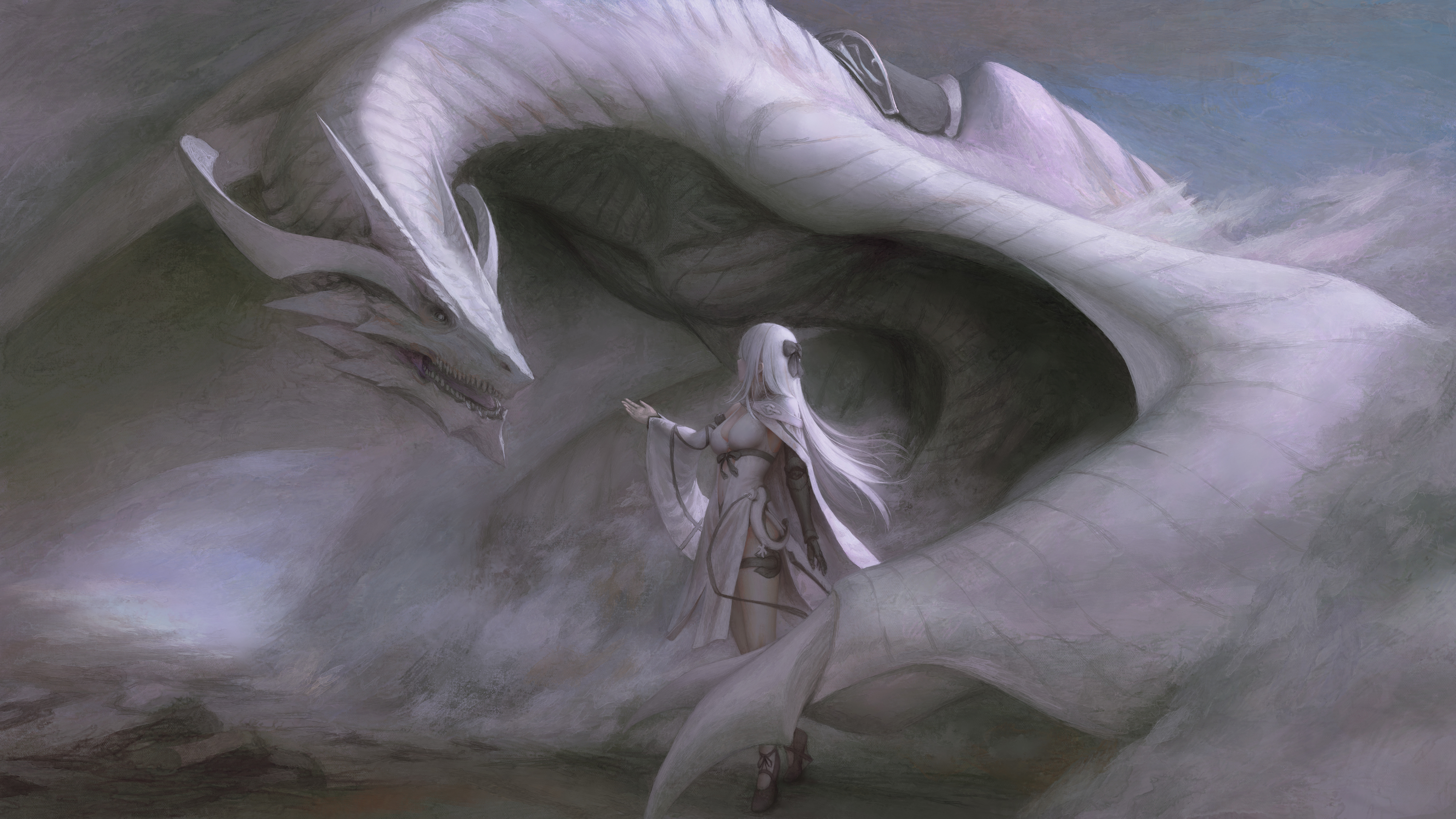 1girl, absurdres, arm_up, black_bow, bow, breasts, cape, clothing_cutout