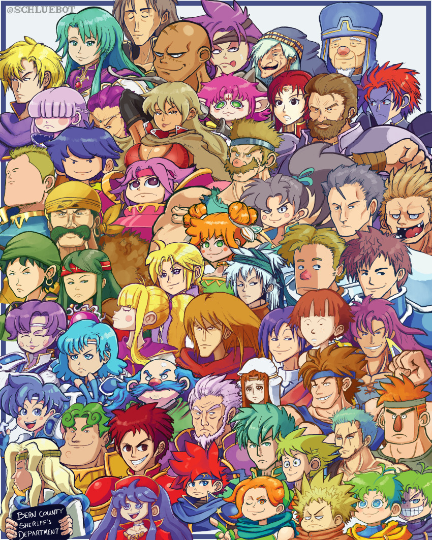 absurdres, alen_(fire_emblem), andy-roo78, astolfo_(fire_emblem), bald, barthe_(fire_emblem), bartre_(fire_emblem), beard