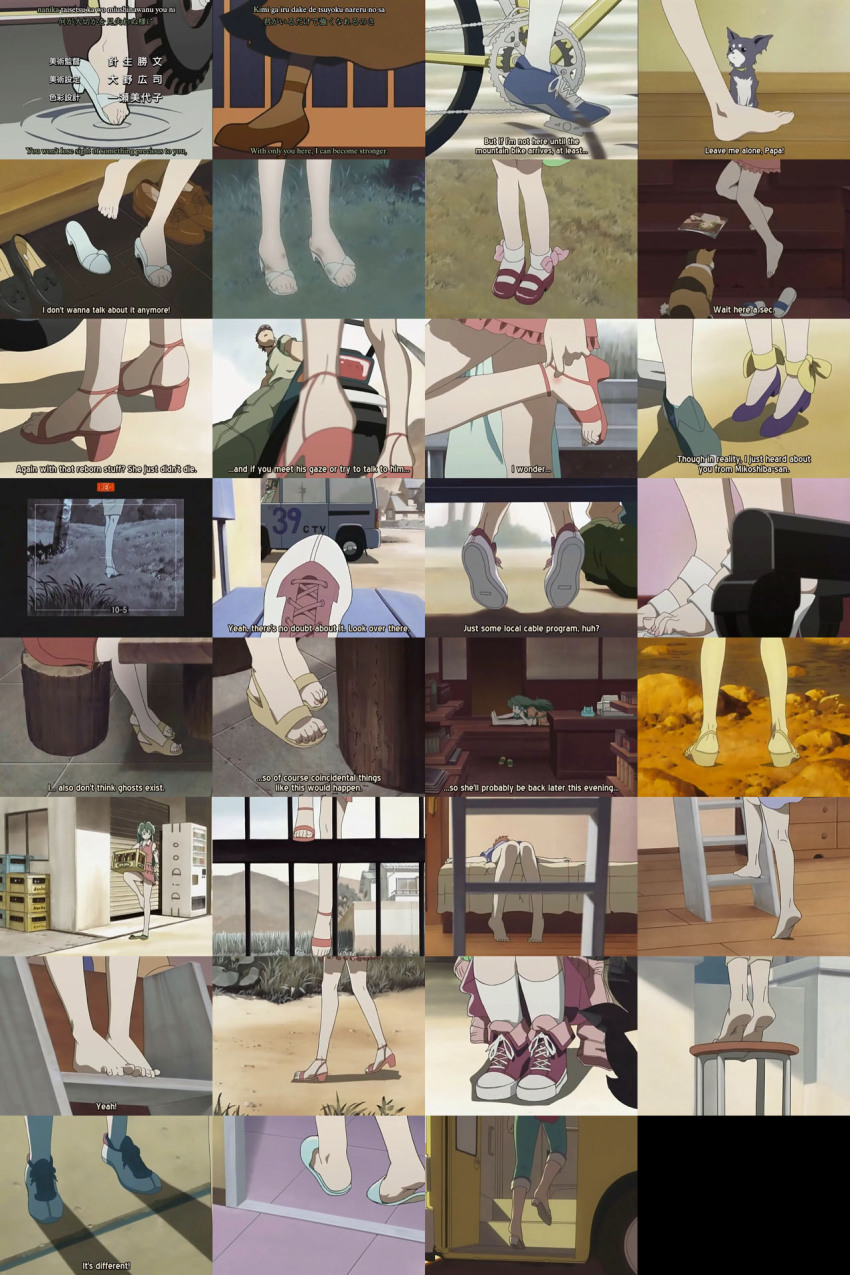 00s, anime_screenshot, barefoot, chihuahua, collage, dog, feet, highres