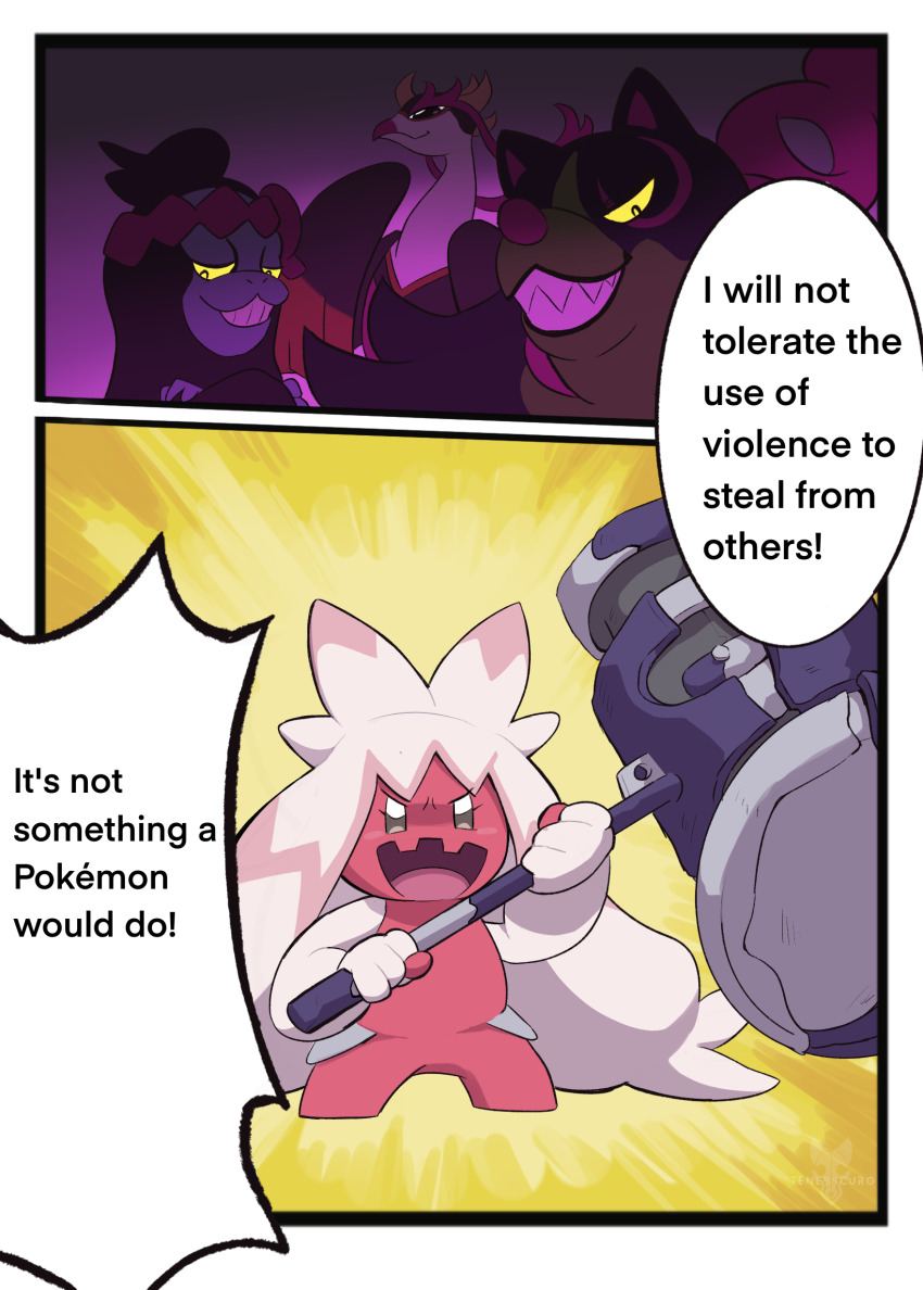 1girl, 3boys, :3, angry, animal_ears, animal_focus, bird, colored_sclera