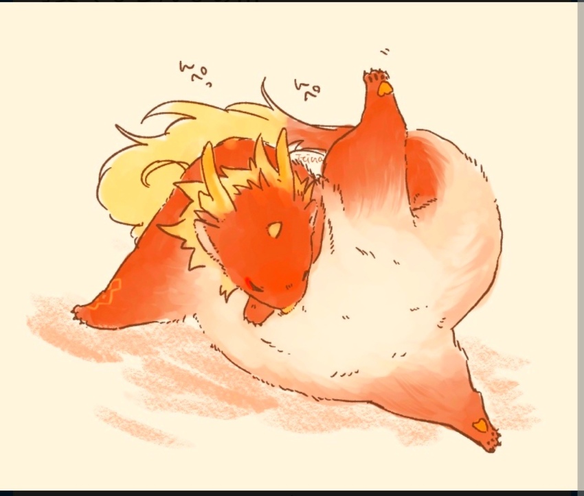 chibi, dragon, dragon_horns, dragon_tail, eastern_dragon, genshin_impact, horns, licking