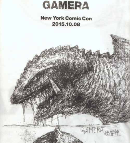 2015, anniversary, character_name, concept_art, english_text, gamera, gamera_(2015_short), gamera_(series)