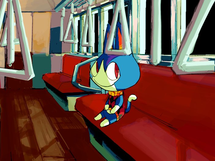 <|>_<|>, 1boy, animal_crossing, animal_ears, argyle_clothes, argyle_sweater, blank_stare, cat_boy