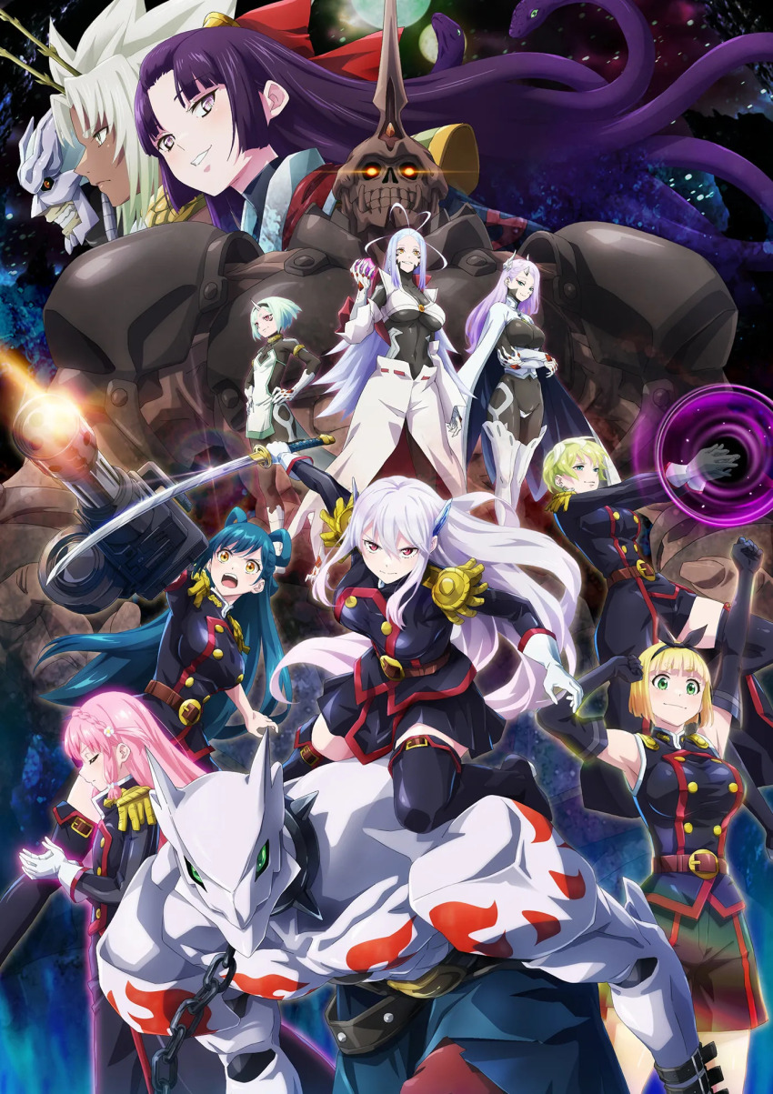 1other, 6+girls, azuma_himari_(mato_seihei_no_slave), breasts, highres, izumo_tenka, large_breasts, long_hair