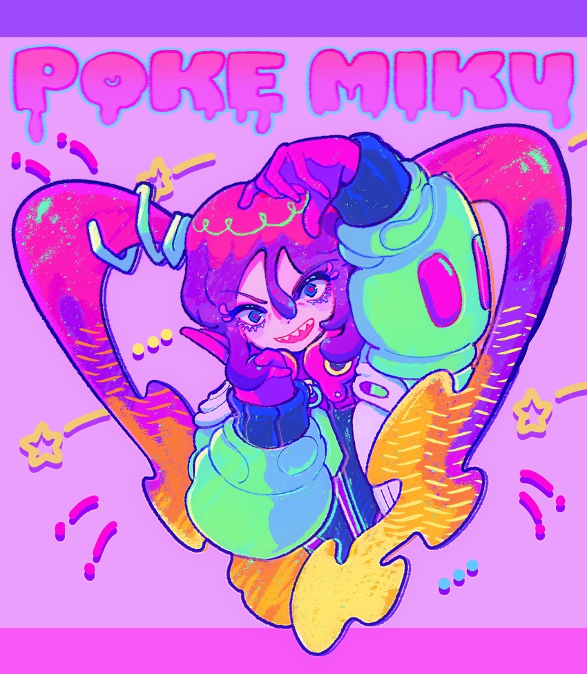 1girl, absurdres, arm_up, blue_eyes, character_name, cropped_torso, fadesir, furrowed_brow