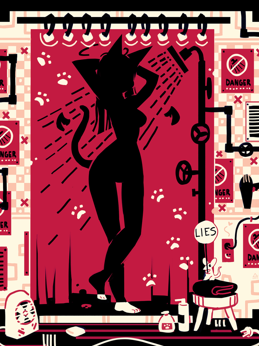 1girl, andaerz, animal_ears, cat_ears, cat_girl, cat_tail, highres, original