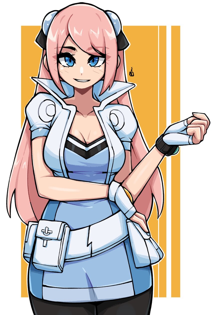 1girl, highres, jeena_(spectrobes), oninuer, pink_hair, solo, spectrobes_(series), tagme