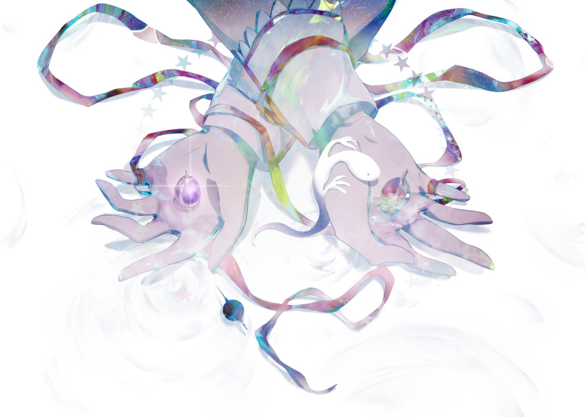 2girls, absurdres, akemi_homura, commentary_request, crossed_arms, dinned, gem, grief_seed