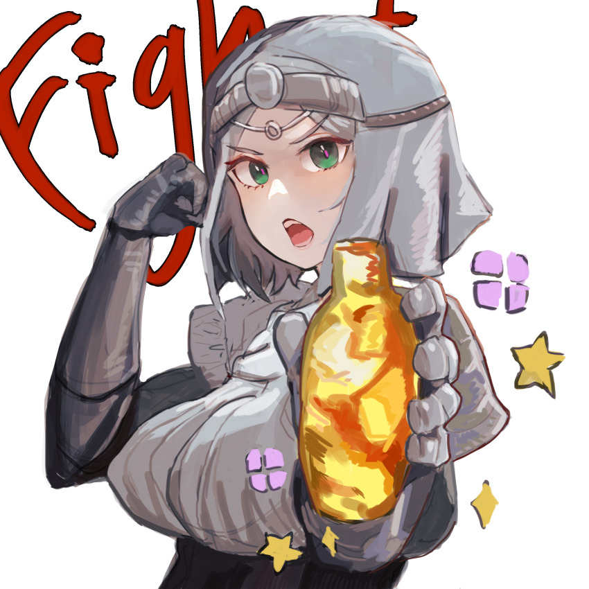 1girl, absurdres, armor, bei_chelun_de_daquan_yangcong_anakin, blonde_hair, boots, candle_wax, covered_eyes