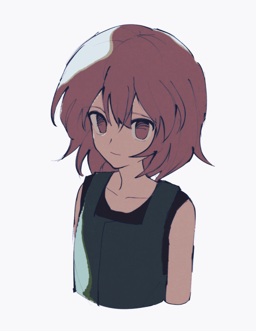 1other, androgynous, atoymk, backlighting, black_shirt, book_of_the_cafe, closed_mouth, commentary_request