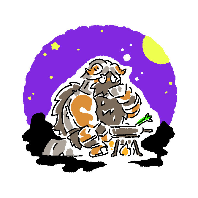 0_0, 1boy, bara, beard, bowl, brown_hair, chibi, cooking