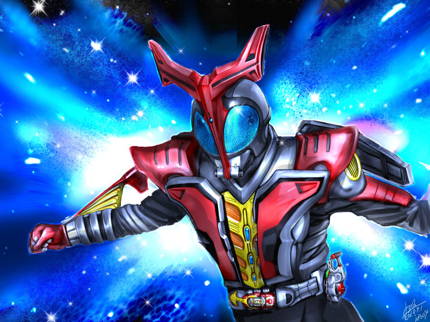 belt, highres, horns, kamen_rider, kamen_rider_kabuto, kamen_rider_kabuto_(hyper_form), kamen_rider_kabuto_(series), kodomari