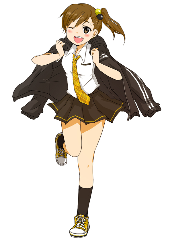 10s, ageo, bad_id, bad_pixiv_id, brown_eyes, brown_hair, futami_mami, idolmaster