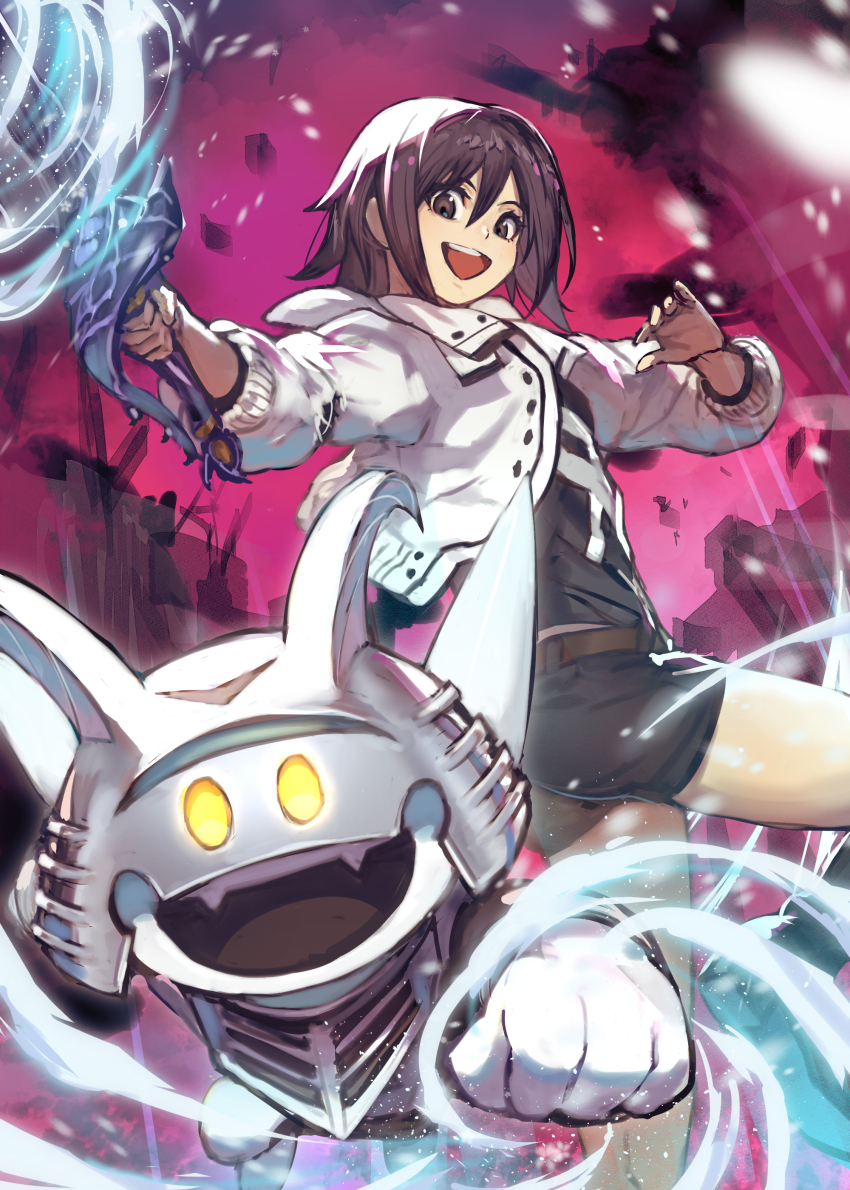 1girl, absurdres, demon, demon_(megami_tensei), female_protagonist_(smt_ldx2), hide_(hideout), highres, holding