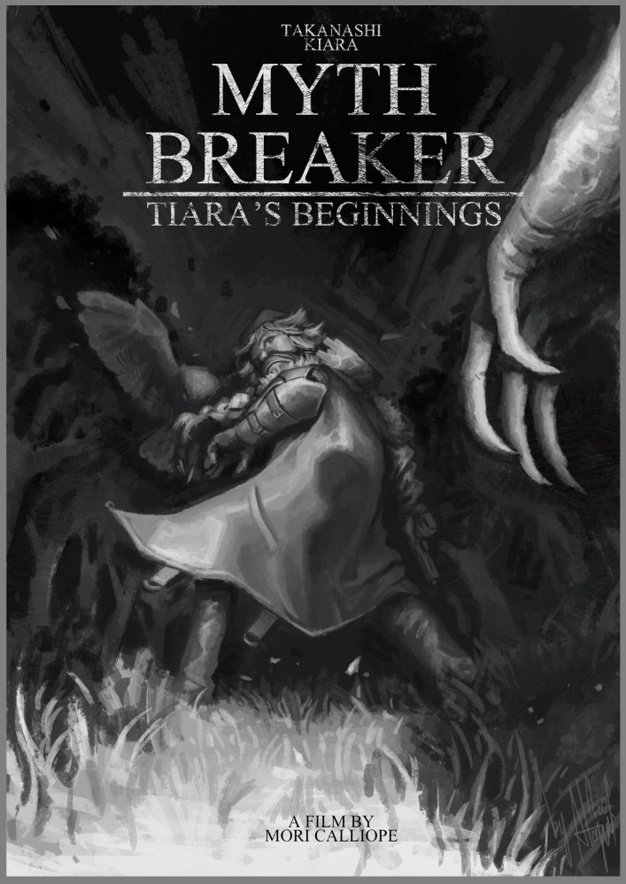 1girl, alagantm, bird, claws, coat, english_text, forest, gloves