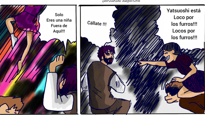 >_<, :d, grandiosa, highres, mamahueva, non-web_source, open_mouth, smile