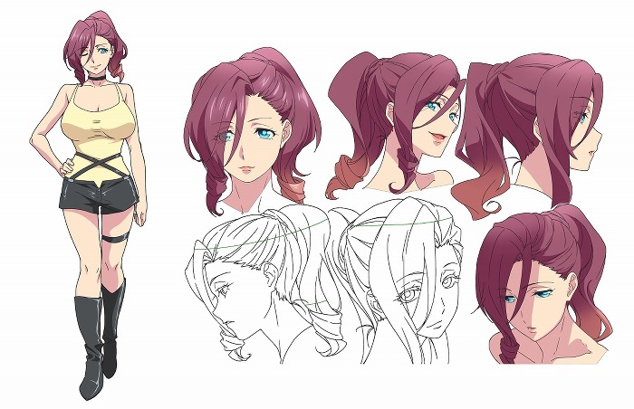 1girl, official_art, ryuuzouji_akane_(shuumatsu_no_harem), reference_sheet, shuumatsu_no_harem, tagme, worlds_end_harem