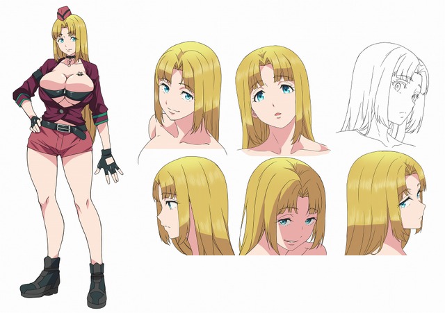 1girl, chloe_mansfield, mansfield_chloe, official_art, reference_sheet, shuumatsu_no_harem, tagme, worlds_end_harem