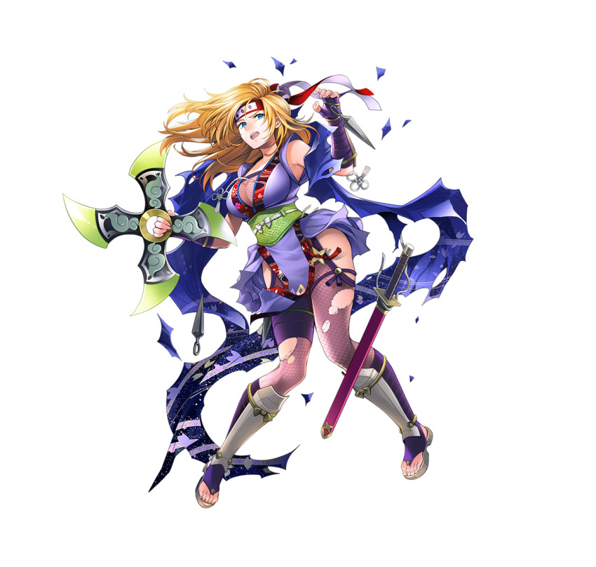 1girl, blonde_hair, blue_eyes, breasts, cleavage, fire_emblem, fire_emblem:_radiant_dawn, fire_emblem_heroes