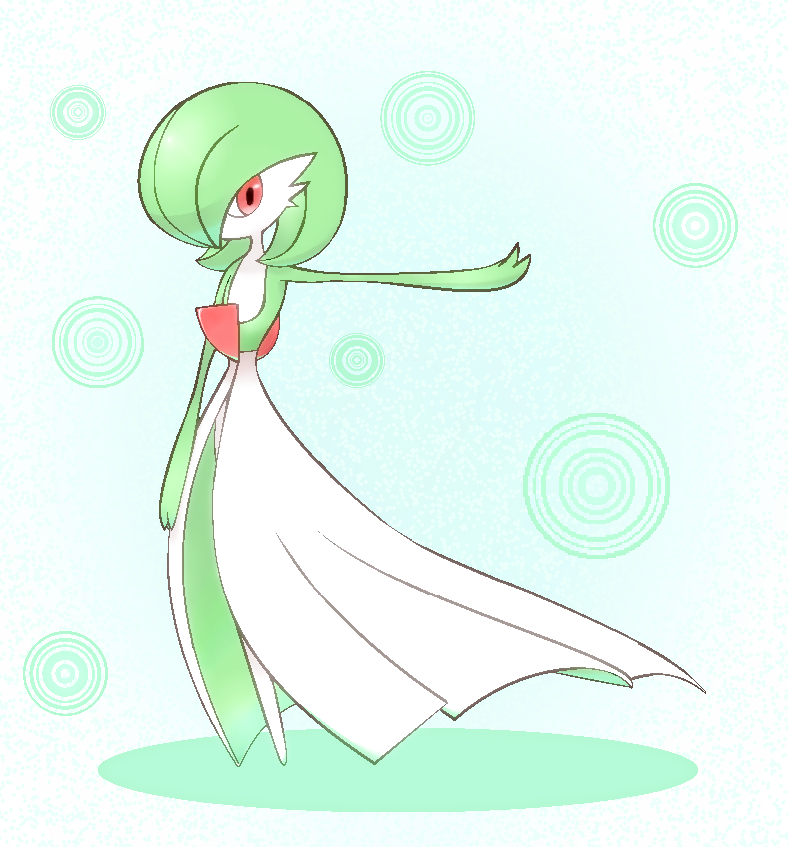 1girl, ame_(metorui), arm_at_side, arm_up, azpainter_(medium), blue_background, bob_cut, colored_skin