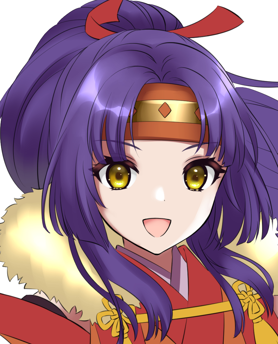 1girl, :d, commentary_request, curtained_hair, dot_nose, fire_emblem, fire_emblem:_radiant_dawn, fire_emblem_heroes