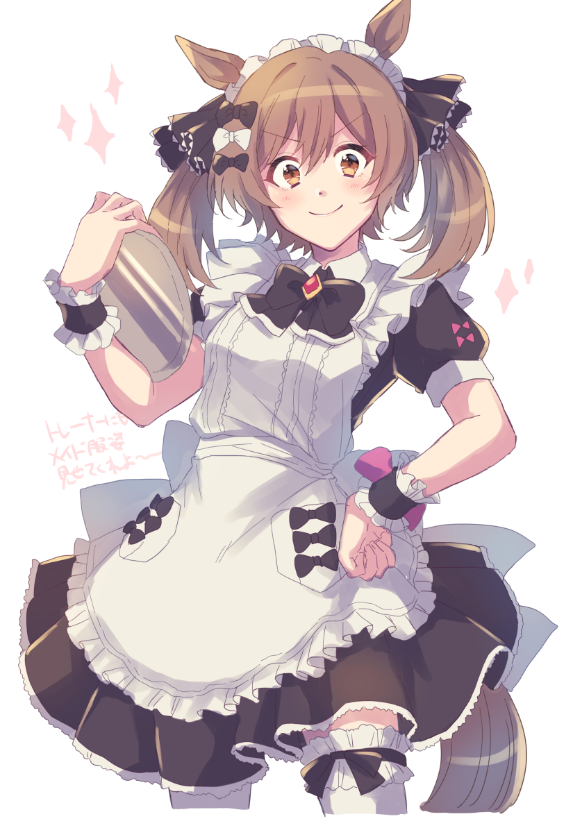 1girl, 24mbb, alternate_costume, animal_ears, black_bow, black_dress, blush, bow