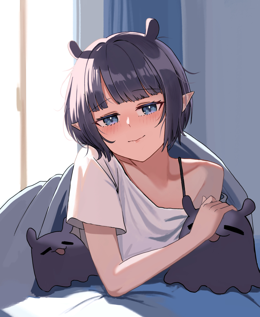 1girl, absurdres, blush, breasts, chrispy_tuna, commentary, english_commentary, highres