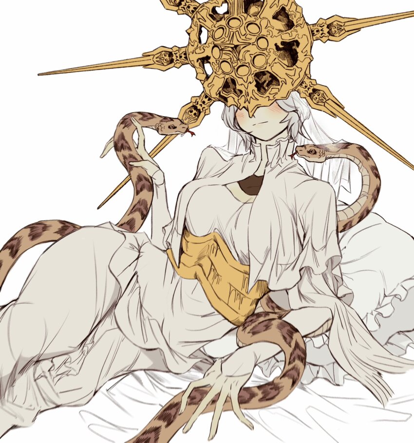 1boy, animal, blush, breasts, crossdressing, crossdressing_(mtf), dark_souls_(series), dark_souls_i