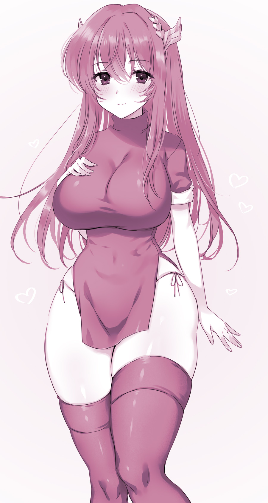 1girl, arm_at_side, awayuki_ramika, blush, breasts, caeda_(beloved_queen)_(fire_emblem), caeda_(fire_emblem), commentary_request