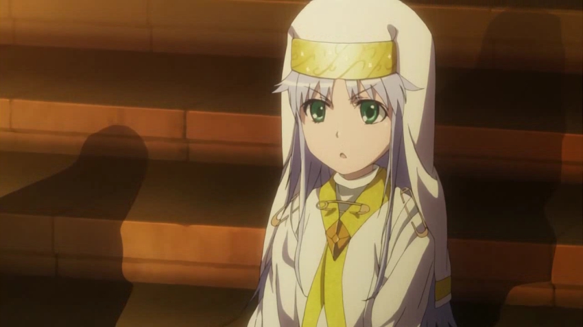 blush, green_eyes, habit, holder, index_(toaru_majutsu_no_index), knife, long_hair, nun