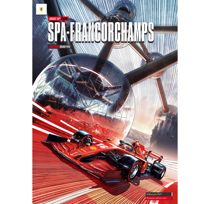 1boy, 2020, belgium, car, charles_leclerc, circuit_de_spa-francorchamps, commentary, english_commentary