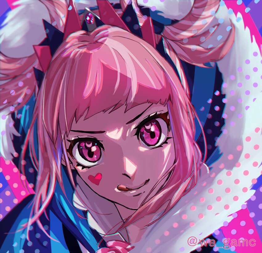 1girl, :d, absurdres, fire_emblem, fire_emblem_engage, folded_twintails, hair_rings, highres