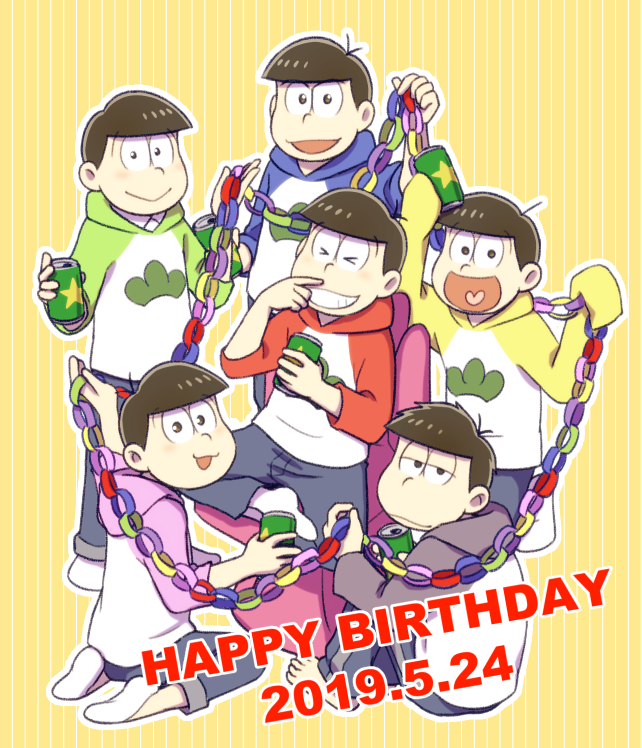 >_<, 6+boys, :d, arms_up, barefoot, black_eyes, black_hair, blue_hoodie