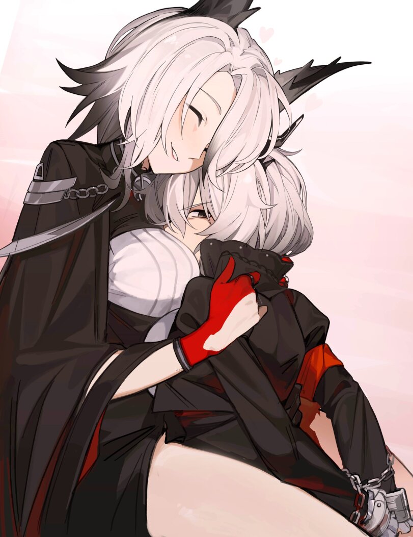 antlers, arknights, artist_request, horns, koshelna_(arknights), non-web_source, smile, tagme