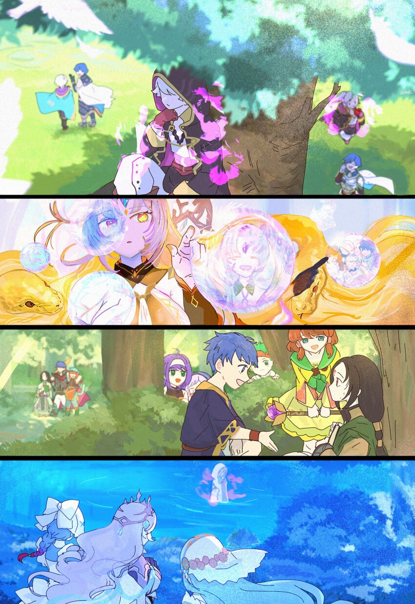 alfonse_(fire_emblem), anankos, anna_(frozen), azura_(fire_emblem), boyd_(fire_emblem), boyd_(future_great)_(fire_emblem), bubble, chrom_(fire_emblem)