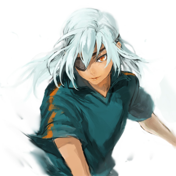 1boy, bad_id, bad_pixiv_id, dark_skin, dark-skinned_male, eyepatch, inazuma_eleven, inazuma_eleven_(series)