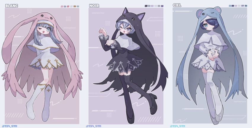 absurdres, animal_hat, cat_hat, digimon, digimon_(creature), hat, highres, mouse_hat