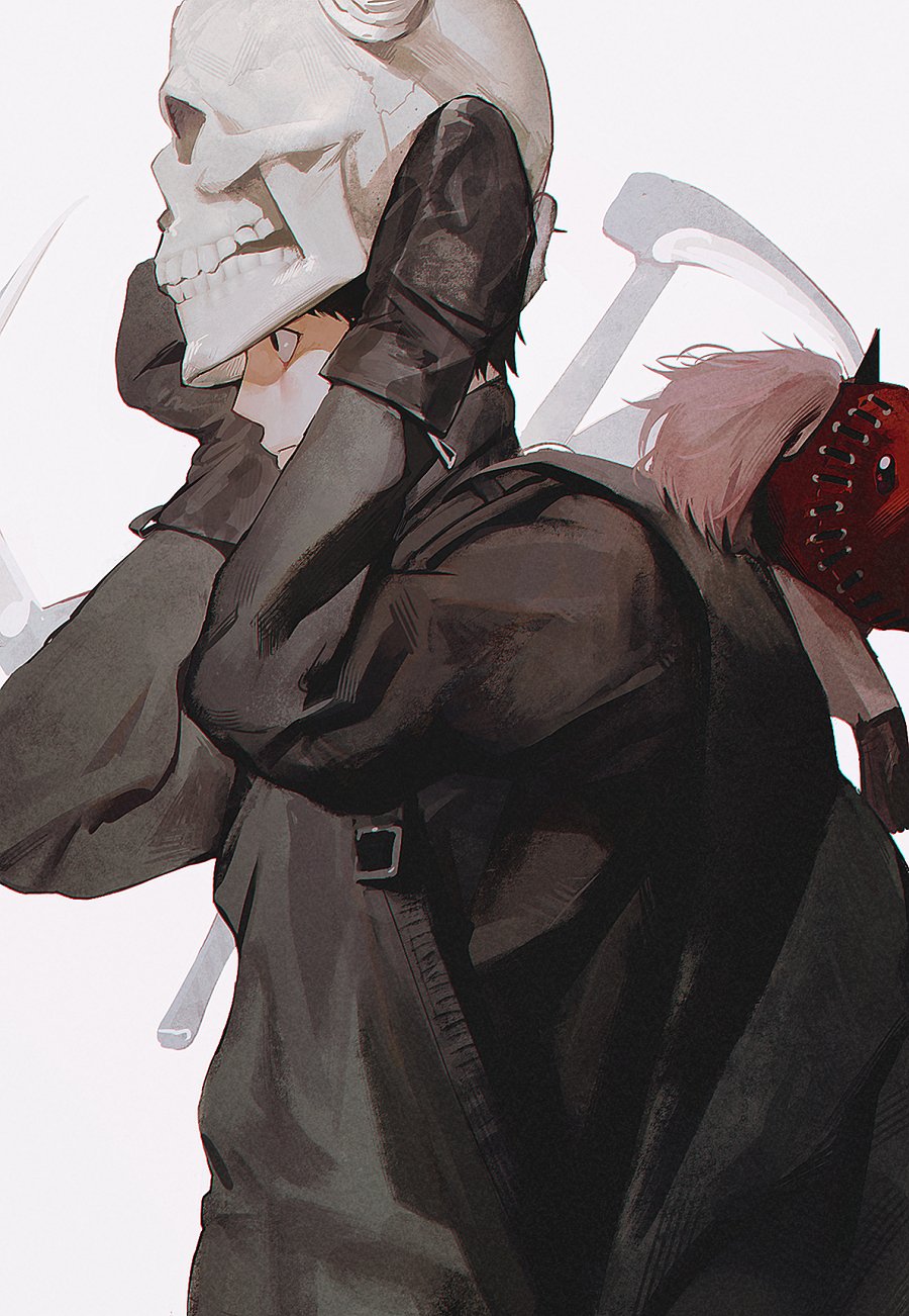 1boy, backpack, bag, black_hair, black_mittens, black_shirt, commentary_request, cosplay