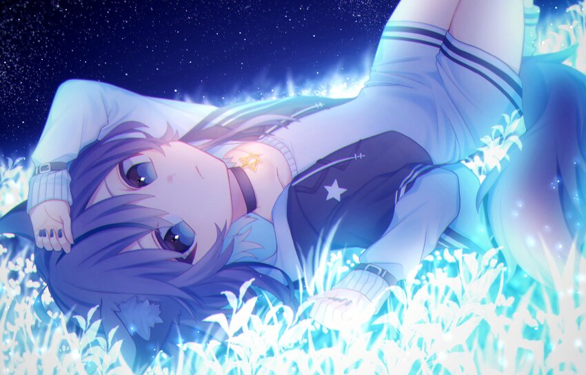 1girl, animal_ear_fluff, animal_ears, asano_yoru, asano_yoru_(artist), black_choker, choker, dress