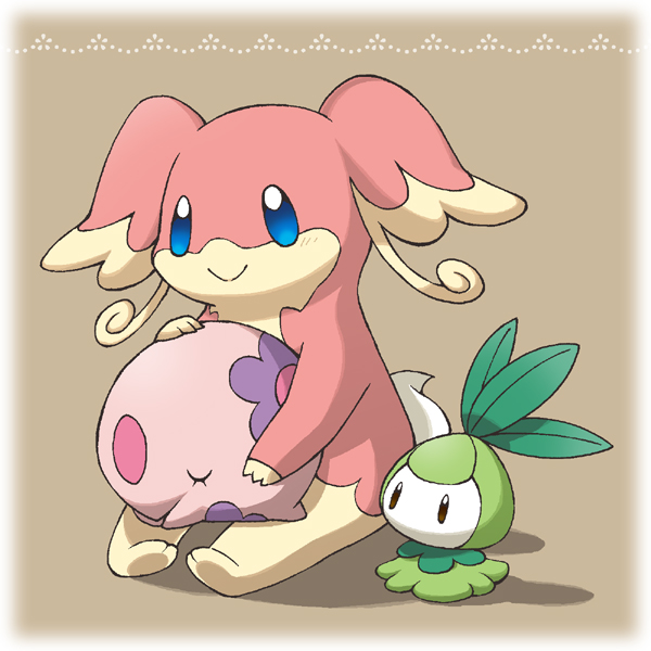 10s, audino, gen_5_pokemon, ki_(mona), munna, nintendo, no_humans, petilil, pokemon, pokemon_(creature), pokemon_black_and_white