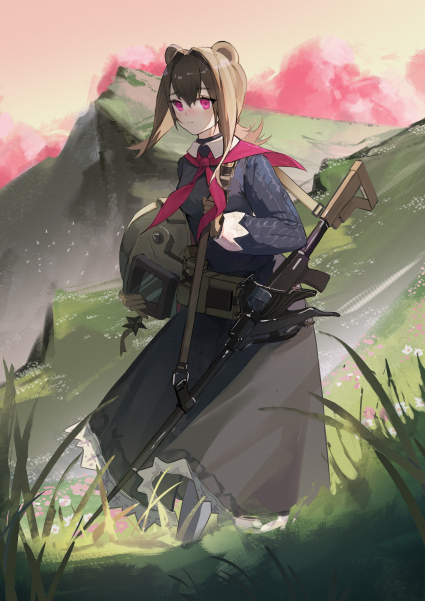 1girl, absinthe_(arknights), absinthe_(noon_twilight)_(arknights), absurdres, animal_ears, arknights, bear_ears, bear_girl