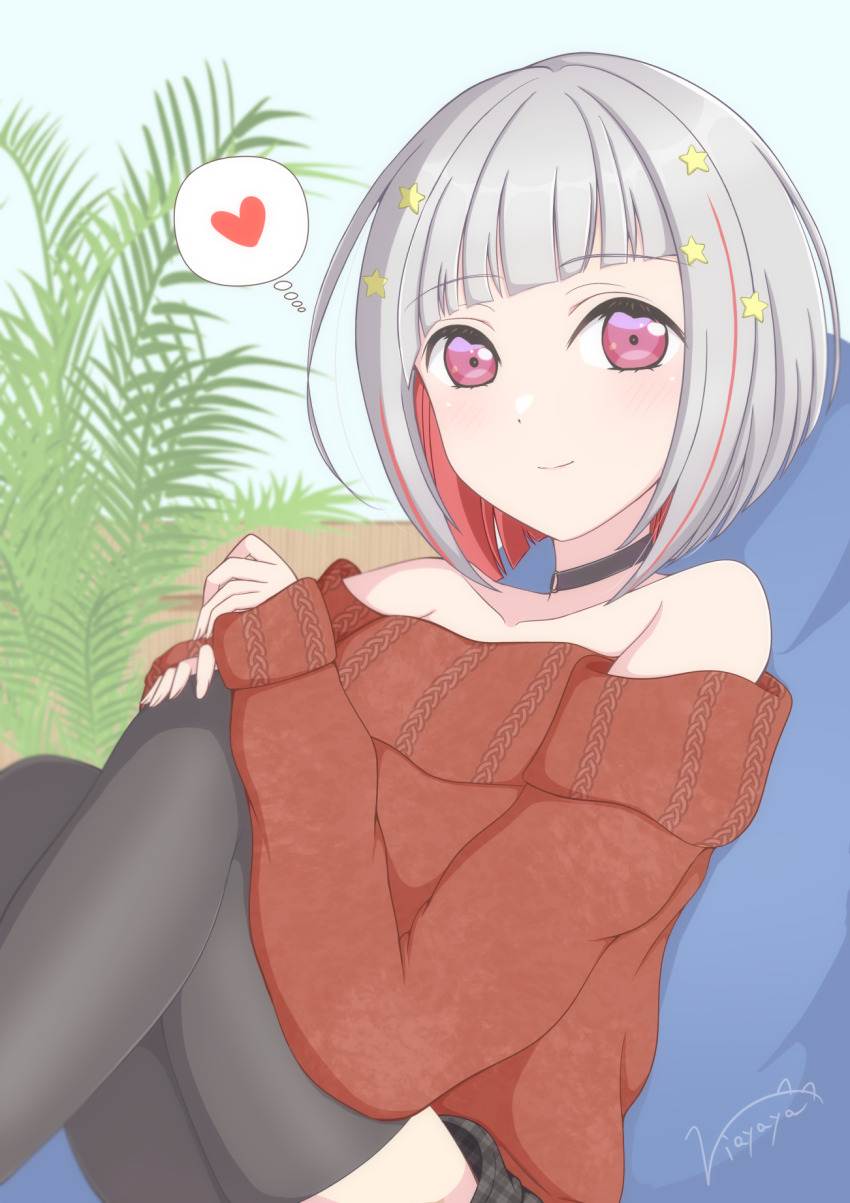 1girl, bare_shoulders, highres, link!_like!_love_live!, long_sleeves, looking_at_viewer, love_live!, medium_hair