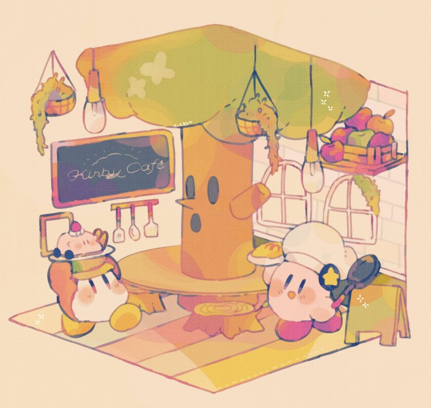 :d, apple, arm_up, arms_up, artist_name, basket, blush, blush_stickers