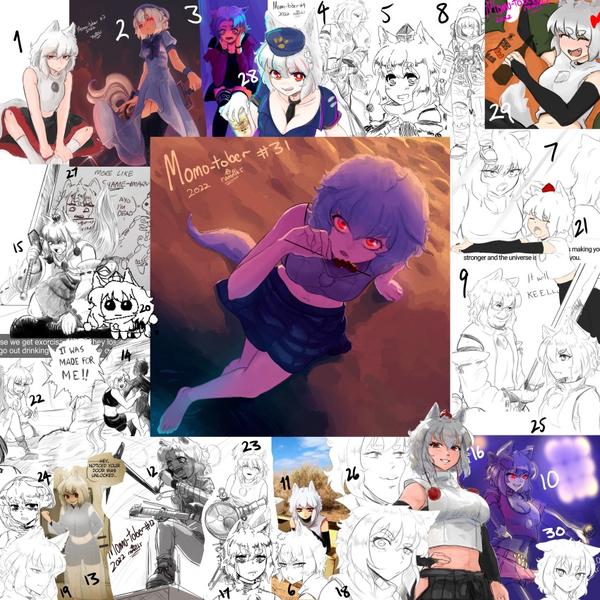 6+girls, absurdres, alcohol, alternate_costume, barefoot, beer, belt, berserk